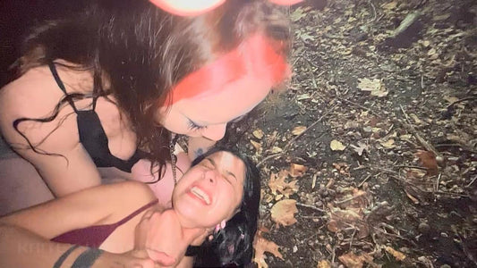 Kaitlyn & Lolly Get Drug Through Forest